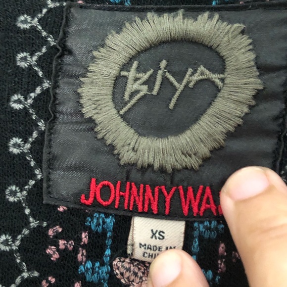 JOHNNY WAS WOMEN'S BLACK AYA KIMONO size XS fits 4-8 - Picture 8 of 8